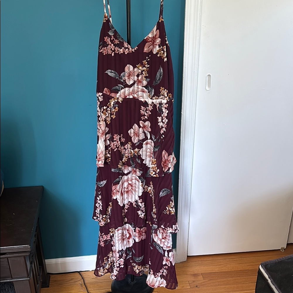 Lulu's Red and White Spaghetti Strap Sundress